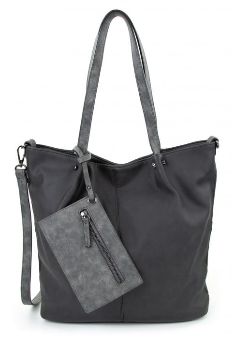 EMILY & NOAH Shopper Bag in Bag Surprise Schwarz 300108D-1790 black grey 108