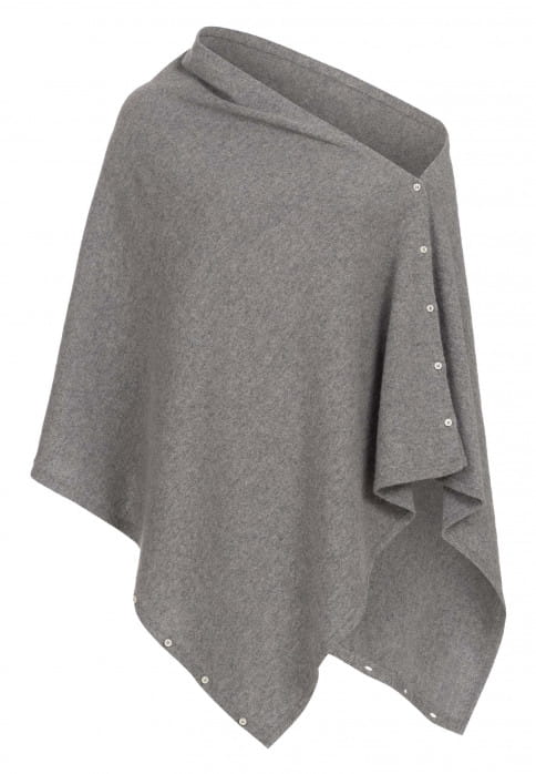 SURI FREY Poncho-Schal Freyday Grau SFW10003-800 grey 800