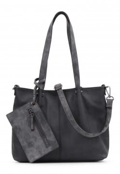 EMILY & NOAH Shopper Bag in Bag Surprise Schwarz 299108-1790 black grey 108