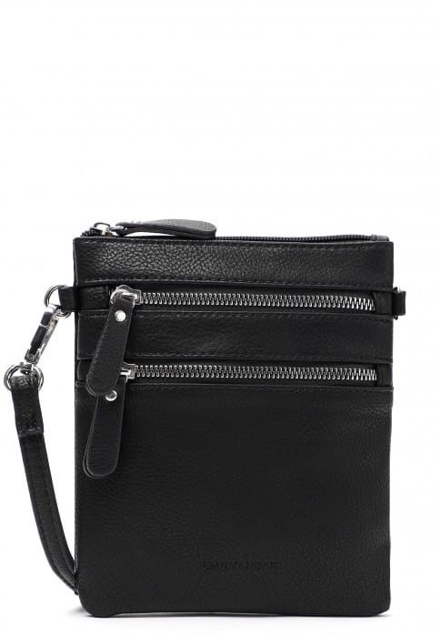 EMILY & NOAH Handtasche mit Reißverschluss Emma Schwarz 60392100F-1790 black 100F