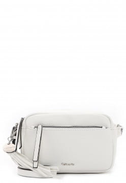 Tamaris Handtasche mit Reißverschluss Adele klein Weiß 30472300 white 300