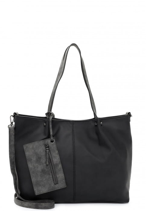 EMILY & NOAH Shopper Bag in Bag Surprise Schwarz 301108D-1790 black grey 108D