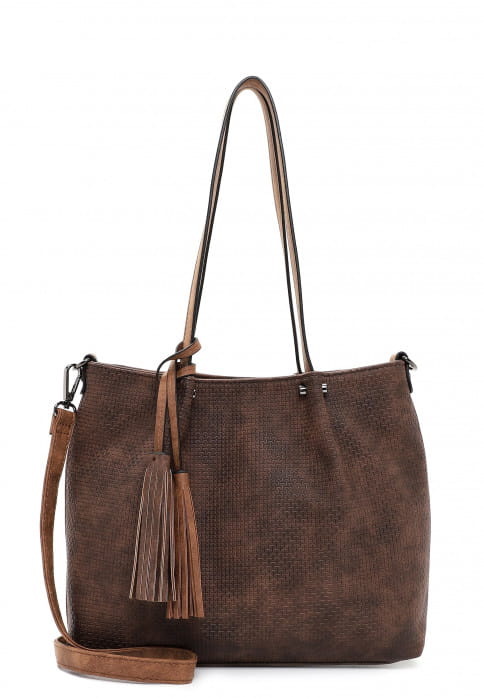 EMILY & NOAH Shopper Bag in Bag Surprise klein Braun 330207 brown/cognac 207